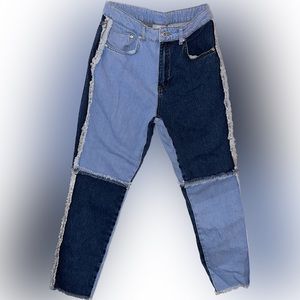 Light Blue & Dark Blue The Ragged Priest Jeans
